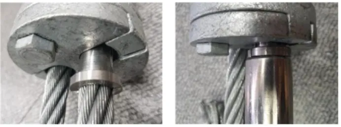 Fig. 11. View of tensile test of new buffer-spring set