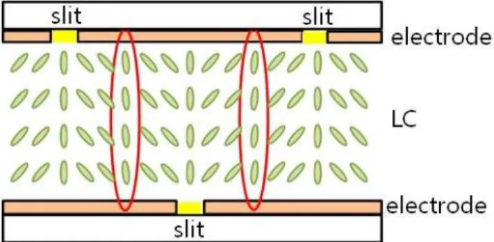 Fig. 1. The cell structure of the conventional PVA mode.
