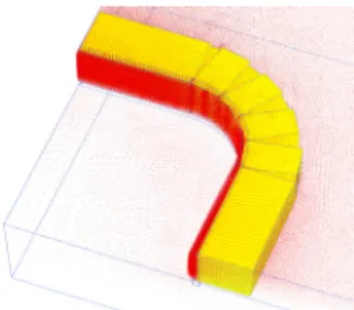 Fig. 13. Ground surface settlement of 2D and convex type