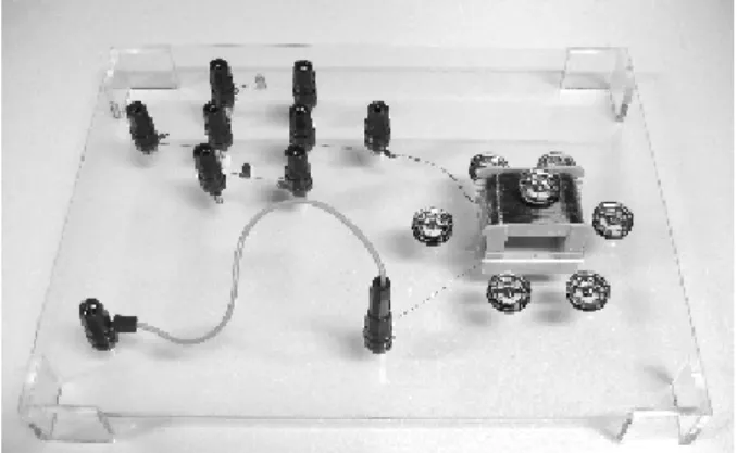 Fig. 2. The block diagram of the apparatus, that is a visual aid for electric current and magnetic field.