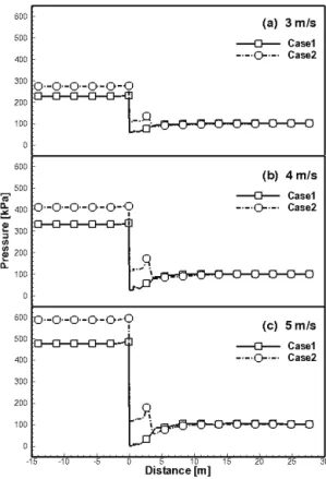 Fig.  4  Pressure  distribution  along  the  centerline