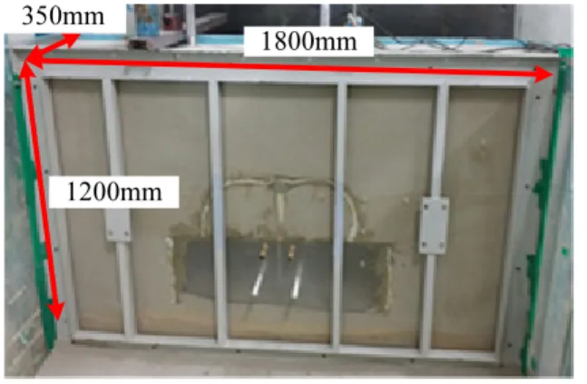 Fig. 4. Model test box and excavation simulation box