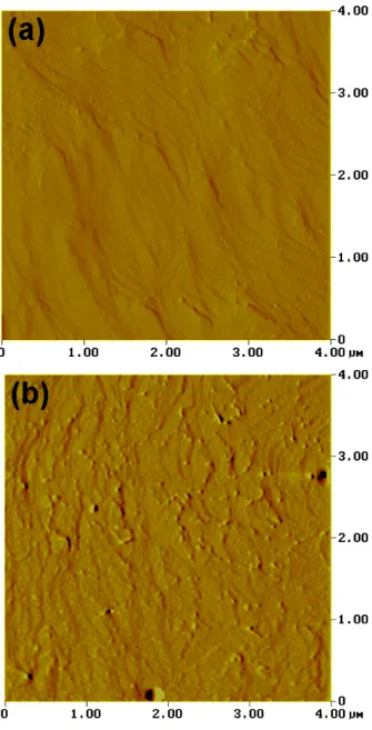 Fig. 3. XRD traces of the GaN films grown on Si (111) substrate without and with LT AlN interlayer.