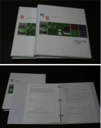 Fig. 3. The newly-developed teaching materials for the chapter of ‘wave’.