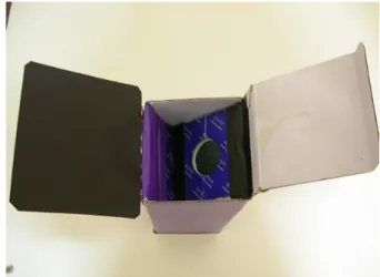 Fig. 2. Reflection type CD-DVD spectrometer for visual observing.