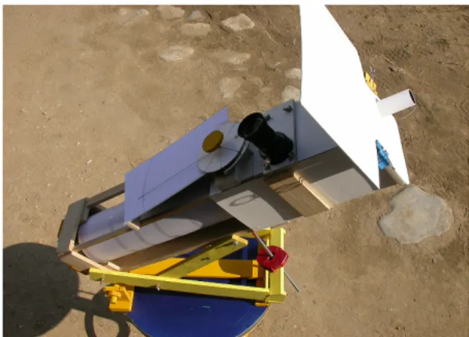 Fig. 7. Homemade high resolution spectrometer on a altazimuth mount. 2) ] X îß E$ Ý ¼\ ¦ :x  # F g»¡¤ s  &amp;ñ SX y  ´ ú  ¸2¤  íÓü tâ `¦  ¸&amp;ñ ô Ç 