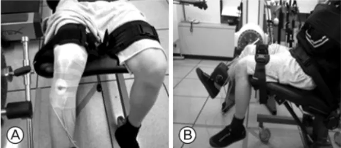 Fig. 1. Electromyography measurement during maximal vol- vol-untary isometric contraction