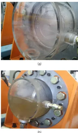 Fig. 7 The view of butterfly valve test equipment with 3 sets after 1st modification