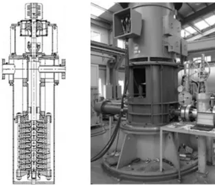 Fig.  1  Overview  of  a  ten-stage  centrifugal  pump (1,2)