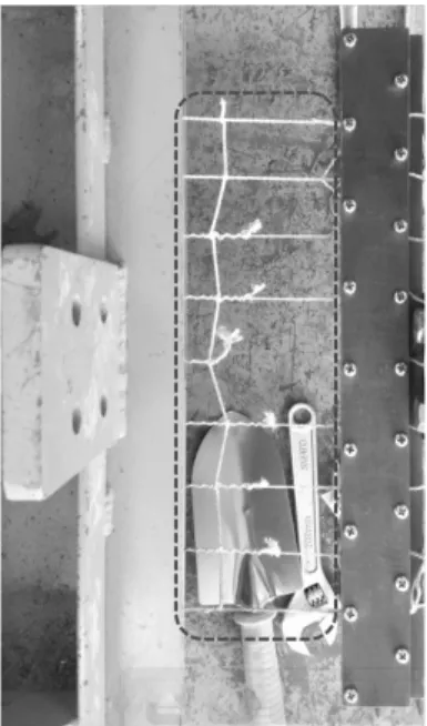 Fig. 7. Pullout force versus pullout displacement curves for  waste fishing net and geogrid