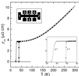 Fig. 5. XRD patterns of MgB 2 films prepared by two- two-step growth on SrTiO 3 (A) and Al 2 O 3 -R (B) substrates.