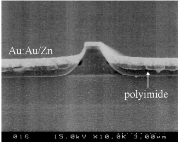 Fig. 1. Epitaxial structure and refractive index profile of P-p-n-N GaAs/AlGaAs phase modulators.