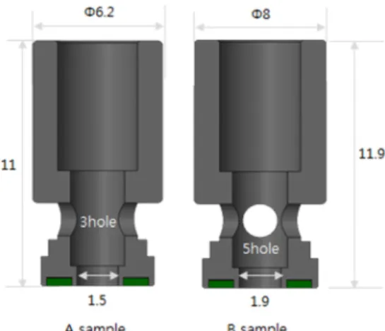 Fig. 3 Image of spray evolution according to time with A sample injector (fuel supply pressure : 0.8 MPa, chamber pressure : 0 MPa)Fig
