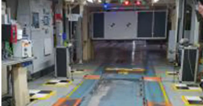 Fig. 6 Alignment equipment for ADAS of S company