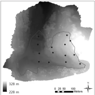 Fig. 3. The plan map of the mine reclamation  project, (a) simplified blue print map of the mine  reclamation project, (b) vertical profile of line B-B’ 