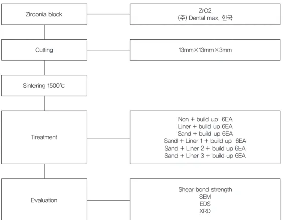 Fig. 2. Flow chart of the experimental procedures.