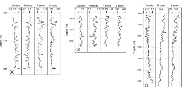 Fig. 8. 2D seismic line. B, H, and C horizons were interpreted for prestack inversion