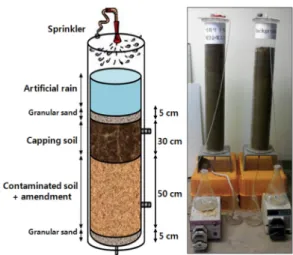 Table 2. Amendment mass mixed with soil in the testing ground for the field feasibility test