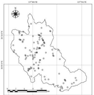 Fig. 1. Geologic map of the study area.