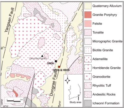 Fig. 3. Piper diagram of the Dongrae hot springs.
