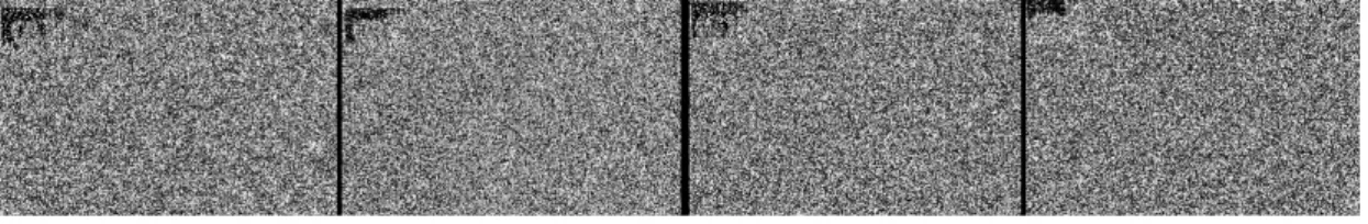 Fig 3.  The SEM picture of specimen A, B, C, D(1000℃, 10 min heat treated in vacuum) Table 2