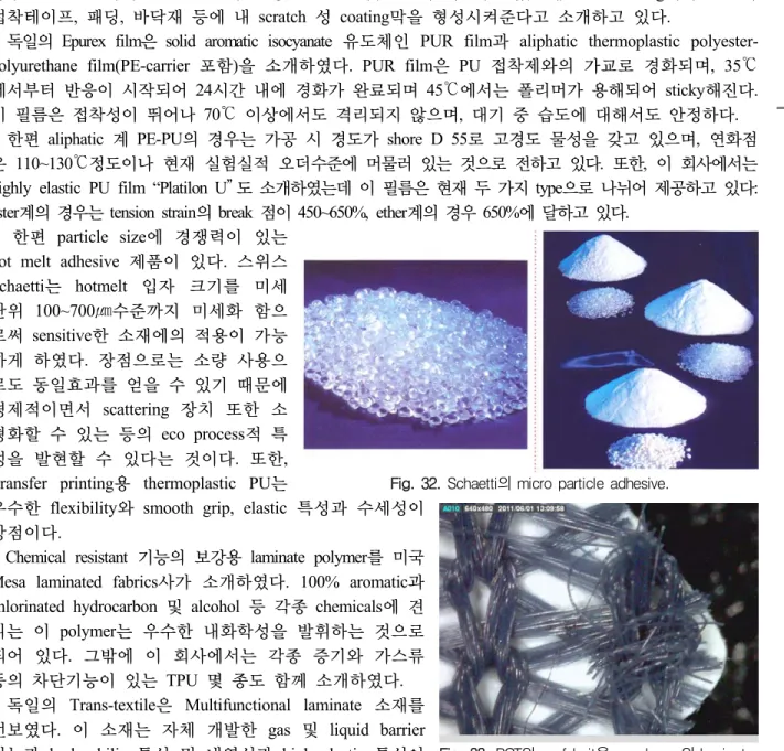 Fig. 32. Schaetti 의 micro particle adhesive.