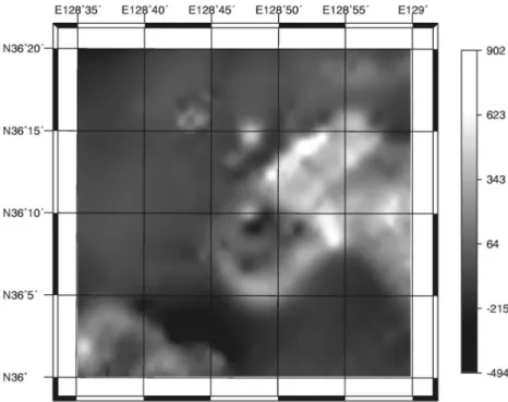 Fig. 5.  Magnetic anomaly map (Koo  et al.,  1997).
