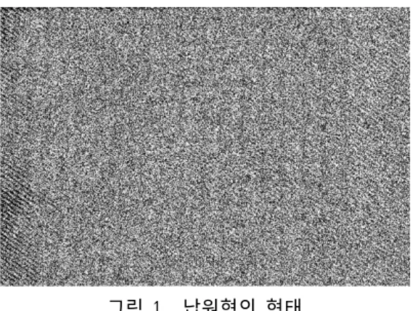 그림 1.  납원형의 형태