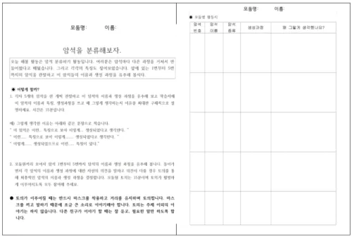 Fig. 1. Group Worksheet