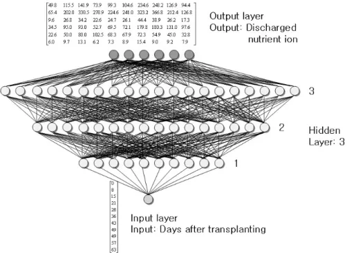 Fig. 2. Structure of the neural network used in this study.