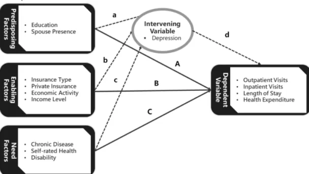 Figure 1.  The conceptual model of this study.