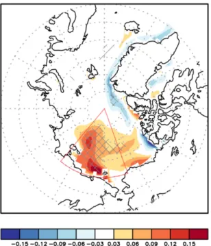 Figure 6 illustrates atmospheric changes with respect to an increase in the sea ice extent in the East Siberian Seas