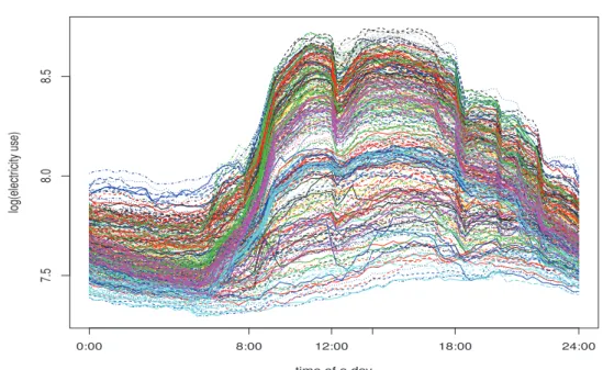 Figure 2.2. Everyday electricity consumption plot.