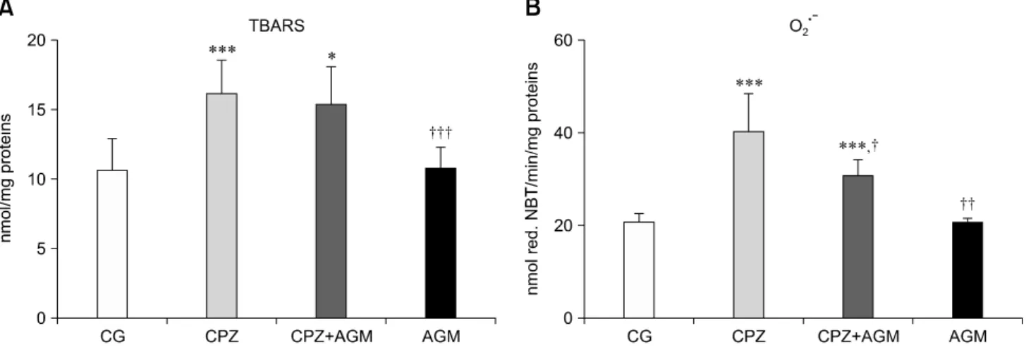 Fig. 2. Total glutathione (GSH) content in rat forebrain cortex. 