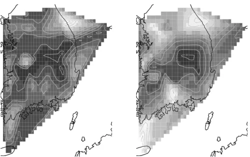 Figure 4.5. Posterior standard deviation of return leves based on GEV (left) and GPD (right) distribution.
