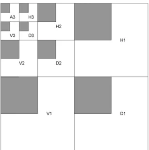 Fig. 8. Example image for the test of the partial reconstruc- reconstruc-tion from compressed DEM data.