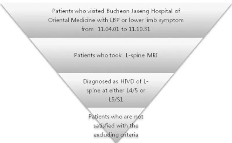 Fig. 1.  Patients Corresponding to the Subject Criteria.