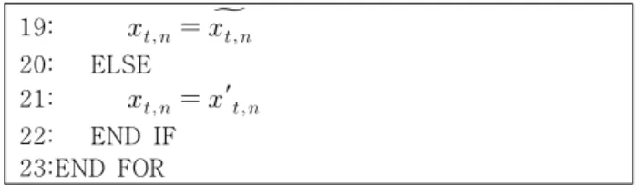 표 1. MCMC 파티클 필터 알고리즘 Table  1.  MCMC  Particle  filter  Algorithm