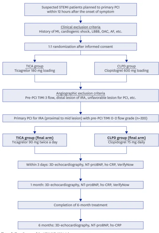 Figure 2. Flow diagram of the HEALING-AMI trial. 