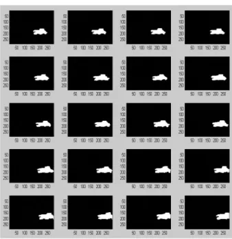그림  1.  288x288  픽셀의  20개  트럭영상 Fig.  1.  20-truck  images  of  288*288  pixels 