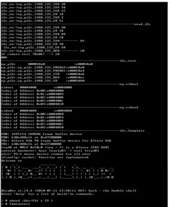 그림  14.  리눅스  부팅  메시지 Fig.  14.  linux  booting  message 