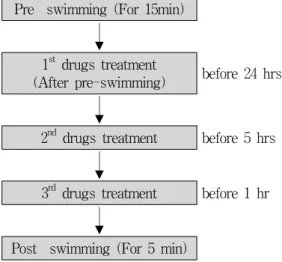 Fig. 2. Experimental scheme of Forced Swimming Test