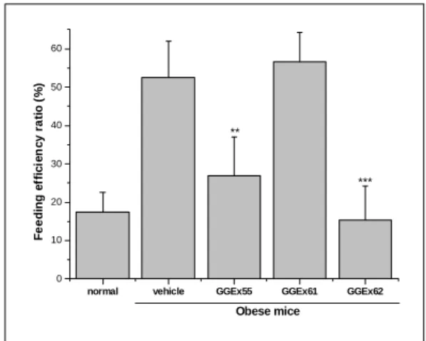 Fig.  1.  Changes  in  body  weight  gain  in  high  fat  diet  induced  mice.