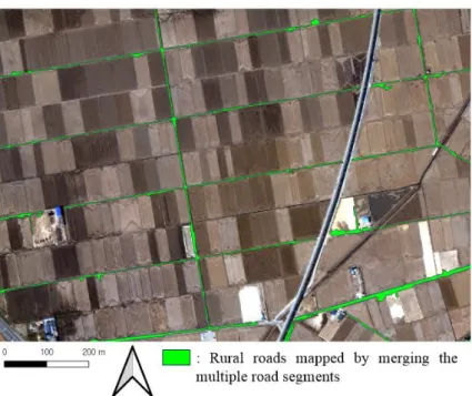 FIGURE 6. Segment image(a) generated from the given KOMPSAT-3A satellite image(b) by using  the  multiresolution  segmentation