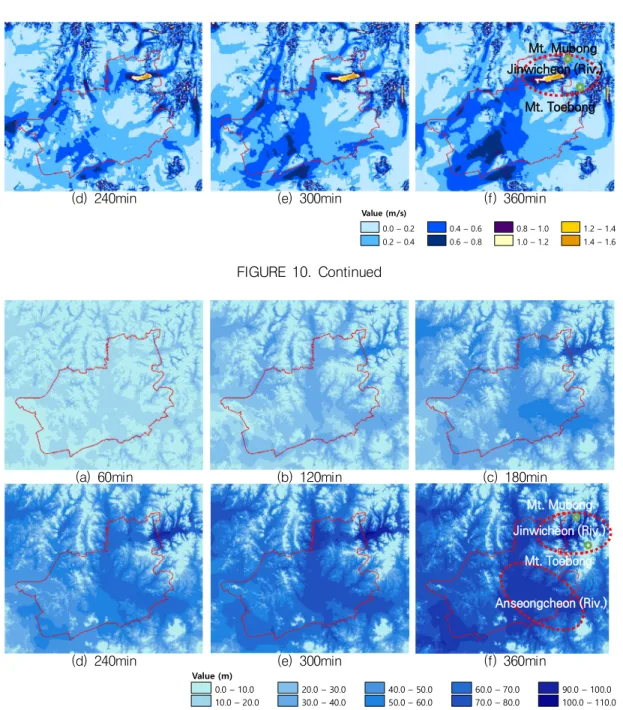 FIGURE  11.  Hourly variation in  the  height of  nocturnal cold air 
