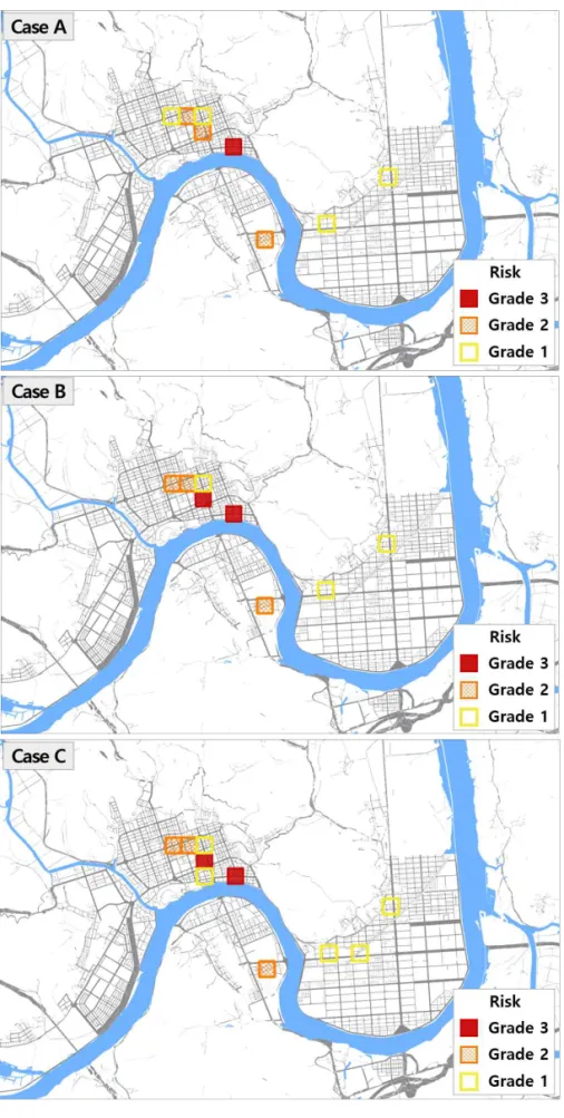 FIGURE  7.  Visualization  of  Predicted  Crime  Risky  Area  by  Case