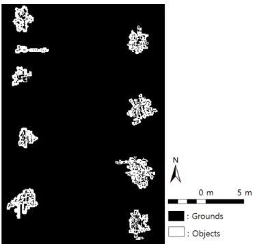 FIGURE  5. One  section  of the  binary  image