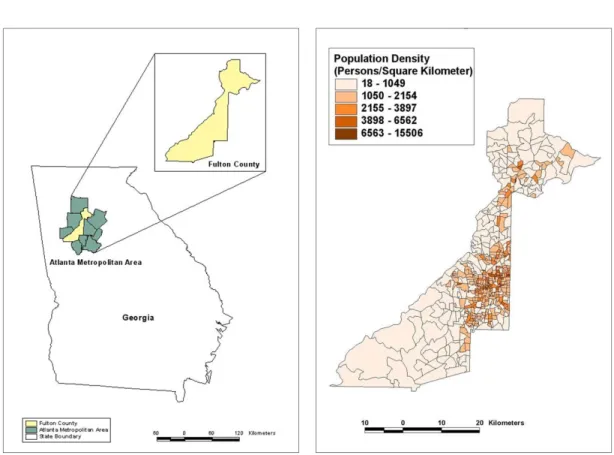 FIGURE 1.  Location of  study area