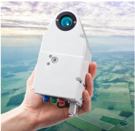그림 9. Push-broom type hyperspectral camera 그림 10. Snapshot type hyperspectral camera