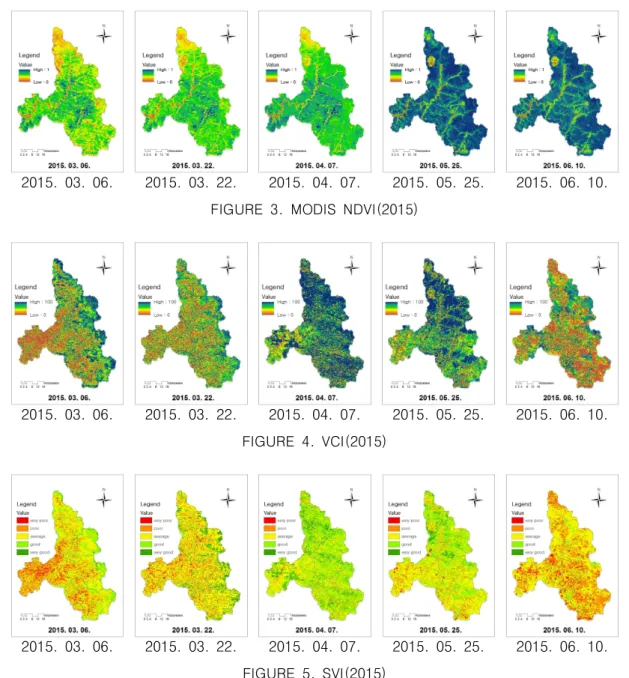 FIGURE  3.  MODIS  NDVI(2015)